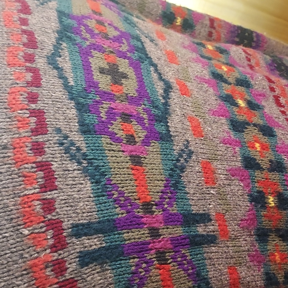 Fairisle Heather Gray Sweater by CHAPS - Picture 6 of 9
